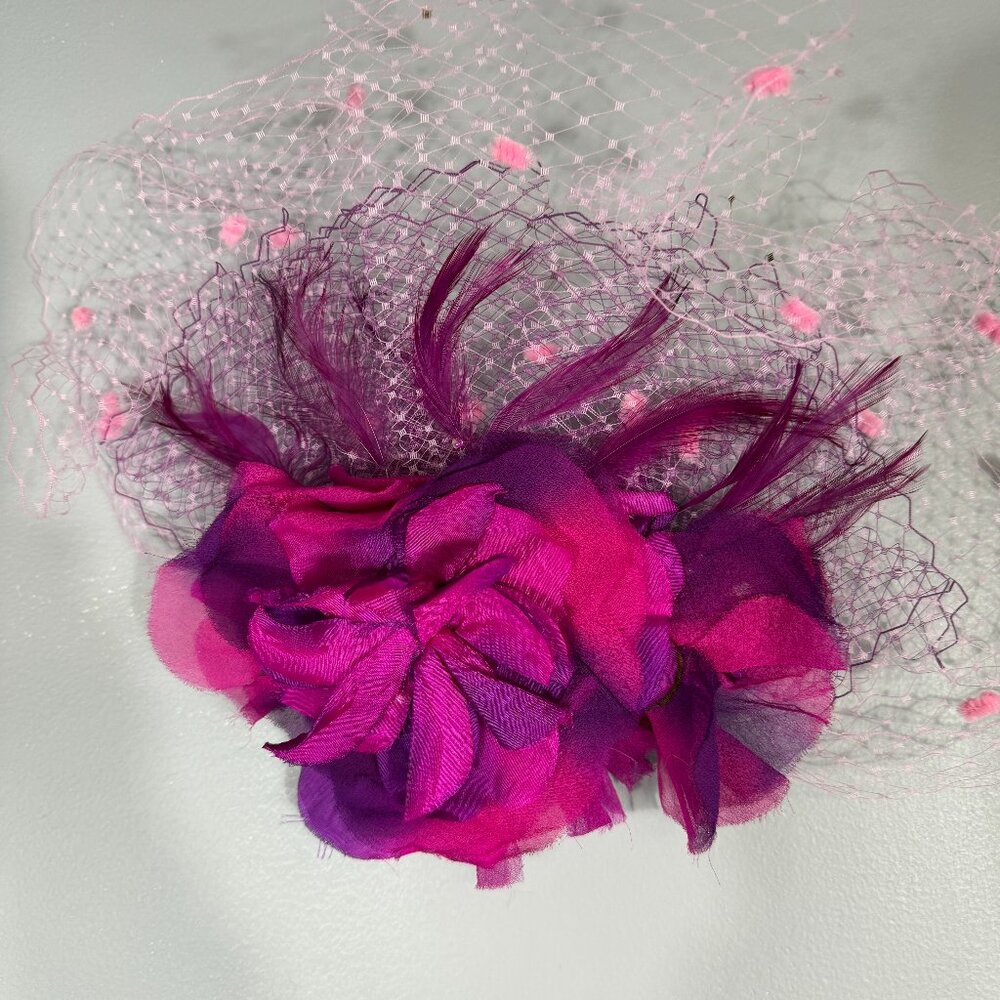 Magenta, Purple and Pink Fascinator